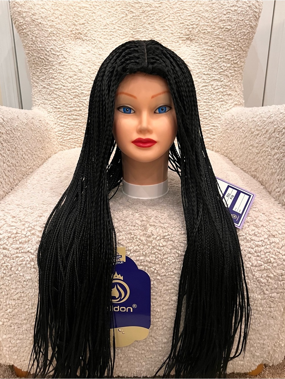 Micro Million Twisted Braided Wigs for Women’s 1B